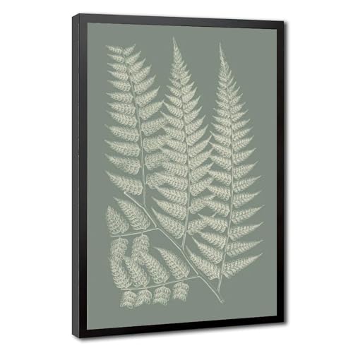 Impression sur toile fougère verte sauge pour raviver un mur blanc vide