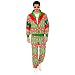 W WIDMANN MILANO Party Fashion - Kostüm Trainingsanzug mit Weihnachtsmotiv, Merry Christmas Party, Weihnachtskostüm, Xmas, 80er Jahre Outfit, Jogginganzug