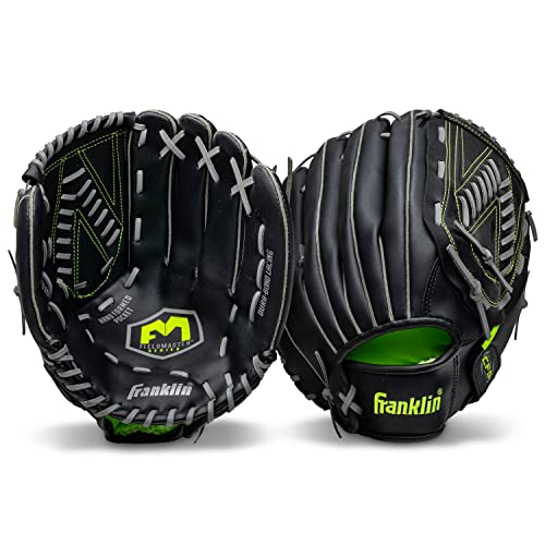 Image of Franklin Sports Field Master Midnight Series Baseball Glove-Right Handed Thrower