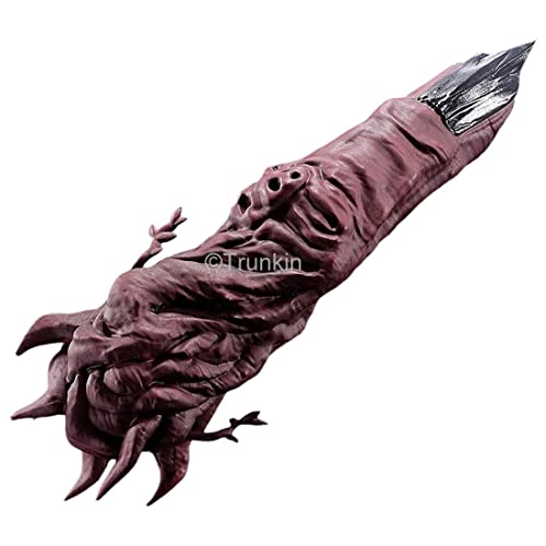 Trunkin Jujutsu Kaisen Cursed Object Ryomen Sukuna's Finger Rubber Action Figure Toy | Pvc Anime Figurine Weeb Manga Collectible,Brown,10 X 10 cm