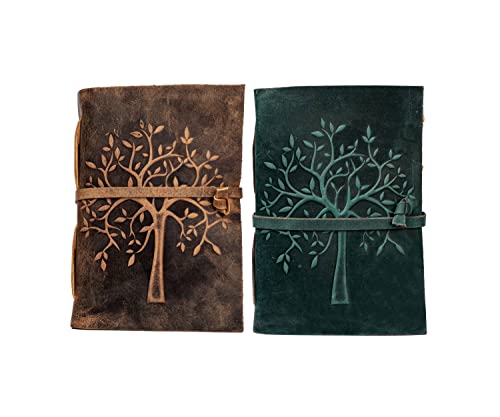 Leather Village Vintage Leather Journals Bundle Of 2 #TOP26