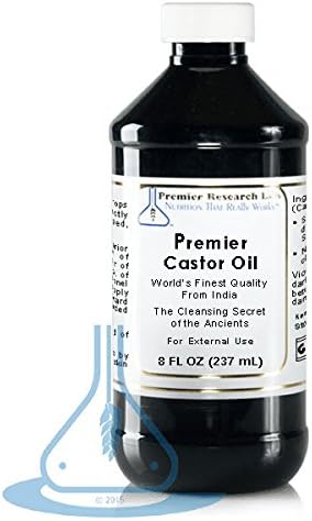 Premier Castor Oil by Research Labs (2 Bottles - 16 Oz)