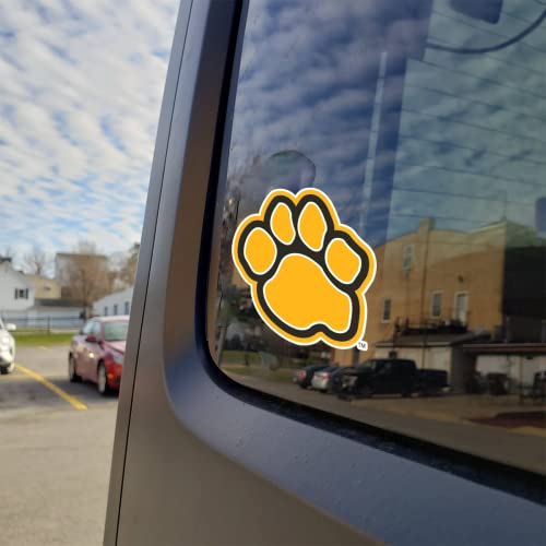 Image of UMBC University of Maryland Baltimore County Golden Retrievers Paw Gold Weatherproof Vinyl Sticker Car Decal from Nudge Printing