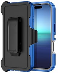 Blue/Grey with Belt-Clip Holster