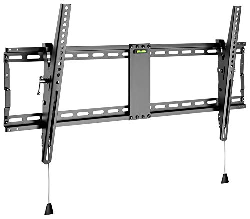 goobay 49930 Soporte de Pared para TV Pro Tilt (XL) 43 a 100 Pulgadas (109-254 cm) 70 kg, inclinable, Desplazamiento Lateral, Negro