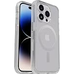 OtterBox Symmetry+ Clear Case for iPhone 14 Pro for MagSafe, Shockproof, Drop proof, Protective Thin Case, 3x Tested to Military Standard, Antimicrobial Protection, Clear - Non-Retail Packaging