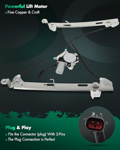 Image of SCITOO Power Window Regulator and Motor fit for 2007 2008 2009 2010 2011 2012 2013 2014 2015 2016 2017 for Jeep Compass Front Left Side 68002897AA