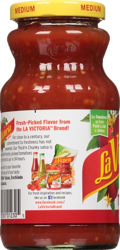 Salsa La Victoria Thick And Chunky, Medium, 16 Oz miniatura 5