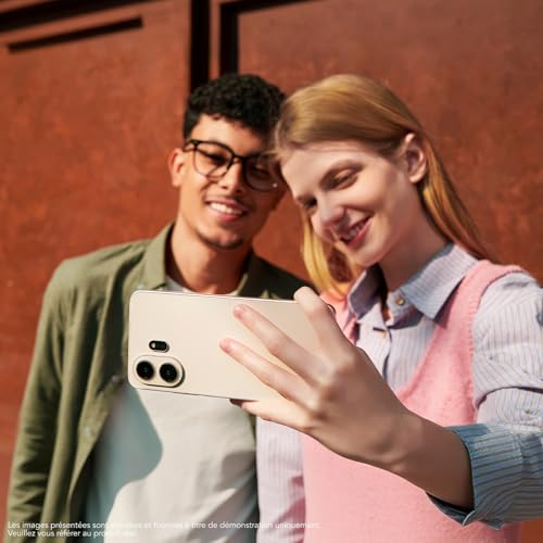 TCL Smartphone Android NXTPAPER 70 Pro 5G, doté de l'écran NXTPAPER 4.0 de 6,9" FHD+ 120 Hz, Appareil Photo Principal 50 MP OIS, 256 Go + 8 Go, IA, Dimensity 7300, Or Cosmos.