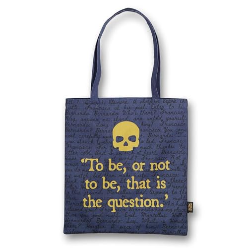 Sac Shakespeare Hamlet en coton recyclé idéal pour les cours et les sorties