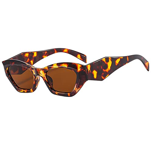 Petites lunettes de soleil carrées contre l'éblouissement monture tendance mixte
