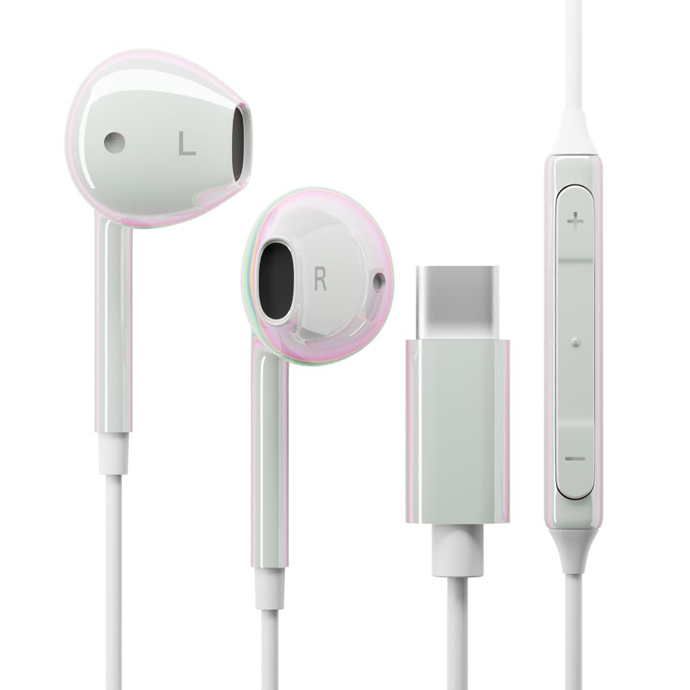 Premium Style USB Type-C ステレオイヤホン PG-ARSEIE2WH1