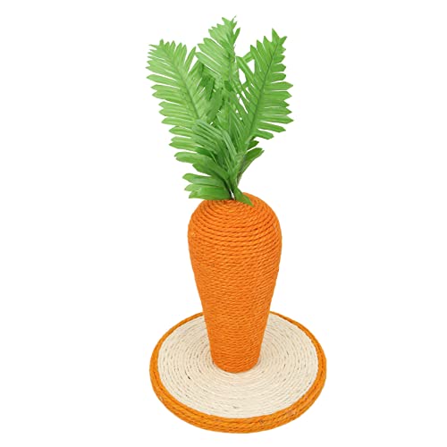 Rascador para gatos en forma de zanahoria de sisal vertical miniatura 5
