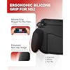 AIMZENIX Ergonomic Silicone Grip for Nintendo Switch 2, Non-Slip Replaceable Grips with 3 Sizes, Designed for Handheld Gaming, Dock Compatible