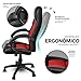 TRESKO Silla giratoria de oficina Sillón de escritorio Racing, silla Gaming ergonómica,...
