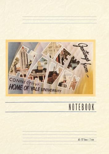 Vintage Lined Notebook Greetings from New Haven