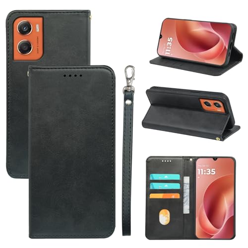 iCarez �Ή� Motorola moto g06 �p �P�[�X �蒠�^ ? ?[2026�V�f�U�C��]? PU���U�[ TPU �ϏՌ� �h�o �}�O�l�b�g�� �X�^���h�@�\ �g�уP�[�X �J�[�h�|�P�b�g3�����[ ���g���[�� ���gg06 �Ή� 6.9�C���` �X�}�z