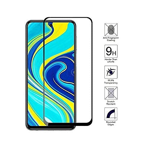 Image of SPAZY CASE Premium 6D Tempered Glass (Black) - 9H Full Glue Full HD, Anti Scratch Screen Guard for OnePlus Nord2 5G