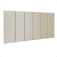 Cabeceira Painel Suspensa Julia Estofada Suede Para Cama de Casal 1,40 (Areia) - Lojas RPM