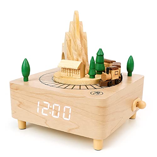 Mousehouse Frosch Spieluhr Aus Holz - Musikalische Spieldose Für Babys Und Kinder