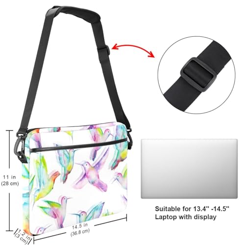 Housse ordinateur portable 13 pouces multicolore avec sac bandoulière - 6