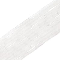 Vista 7 de Cuentas de tubo de turquesa africana natural Cilindro 2x4mm 38cm/hebra Cuentas de piedra para hacer joyas