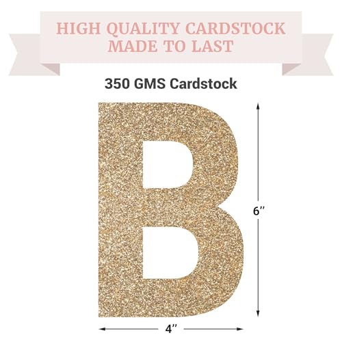 Image of Pre-Strung Bubbly Bar Banner - Gold Glitter Champagne Mimosa Bar Banner | No DIY - Pre-Strung on 10 ft Strand - Drink Sign - Pearls & Prosecco Bridal Shower Brunch Bachelorette Party Decorations