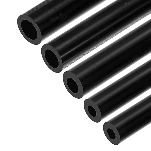 uxcell Vacuum Silicone Tubing Hose 5mm 6mm 8mm 10mm 12mm ID 3mm Wall Thick 1.5m Black High Temperature for Engine