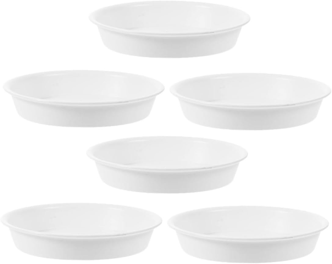 ibasenice 30pcs Round Plant Tray Thick Saucer for Potted Plants Water Drip Tray for Use Fits Pots