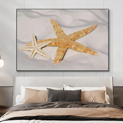 Peinture murale sur toile méduse décoration d'intérieur moderne affiche paysage marin chambre