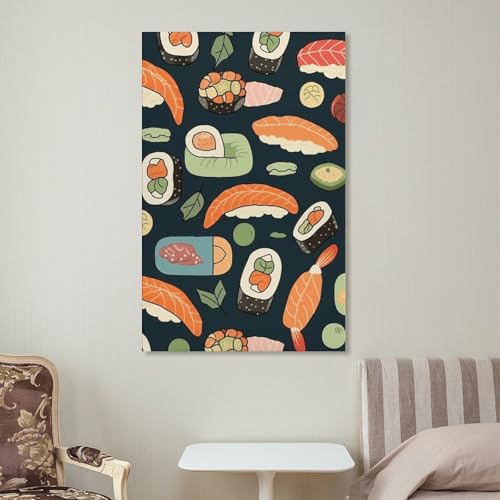Impression sur toile sushi de qualité supérieure modern
