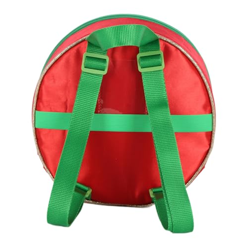 Kit Mochila Rodinhas 2 em 1 Lancheira Estojo Mônica Magali (Vermelho)