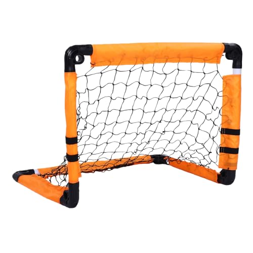 EMUKOEP Juego de Portería de Fútbol para Niños Red de Fútbol Plegable Portátil Fácil de Montar No Se Necesitan Herramientas Compacto y Liviano para Juegos en Interiores y Exterior