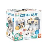 MindWare Oh So Fun! Rise & Shine Coffee Café and Kids Tea Set for 3 Year Olds and Up