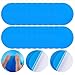 Produktbild Self-Adhesive PVC Repair Patches 10 Pieces Vinyl Pool Liner Patch Boat Repair Pool Patches for Inflatable Boats Products (Blue, 7.5 x 7.5cm)