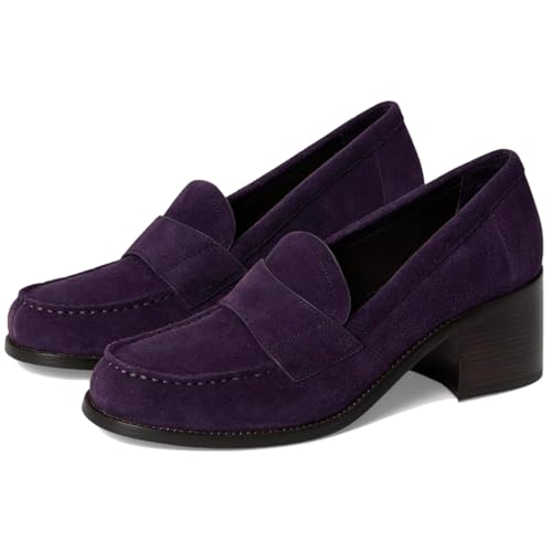 Image of SHODENSE Women Vintage Chunky Heel Loafers Pumps Platform Round Closed Toe Oxford Shoes Burnished Patent Matte Suede Slip On Dress Loafer Block Stacked Heels Office Formal Work Business 4-11 M US