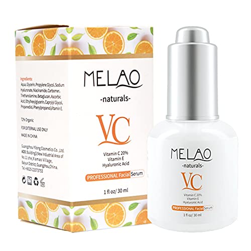 Palarn Vitamin-C Serum for Face, Fades Fine Lines Dark Circles, Anti Aging, Brightens and Moisturizes, Whiten Spots and Shrink Pores, Face Care Serum 30ml (30ml, white)