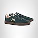 Lacoste Men's Baseshot Sneaker, Dark Green & Dark Gum, 11