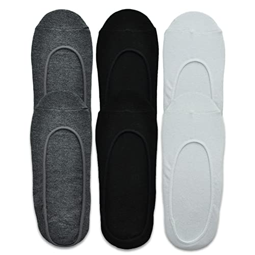 Angelina Womens Mens Unisex Assorted Cotton No-Show Liner Socks (6 or 12 Pairs)