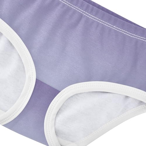 Joisal Pattern Toddler Underwear Floral 2t Cotton Panties Little Girl Violet Periwinkle Gradient Ombre Briefs Underpants4