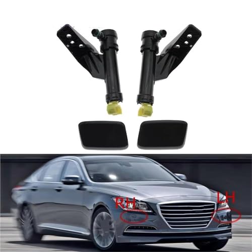 Cache lave-phare ajustement parfait Hyundai Genesis coque pompe 2014-2016 - 3