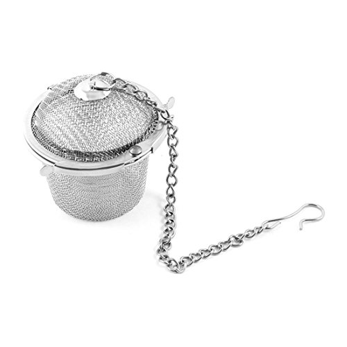 uxcell Stainless Steel Mesh Ball Tea Leaf Strainer Infuser 4.5cm Dia