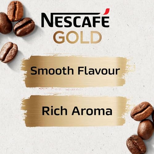 Image of NESCAFE Gold - Premium Instant Coffee (190g) By COUGAR | Rich Aroma & Smooth Taste with Golden Roasted Arabica | Instant Coffee Powder | Perfect for Hot Coffee & Cafe Style Drinks - (Imported)