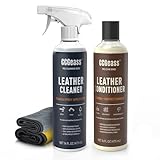 Leather Cleaner and Conditioner Kit – 2×16oz | Leather Cleaner for Car Seats, Furniture, Couches, Shoes & Boots | pH-Balanced, Non-Greasy, Restores & Protects All Leather