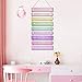 Pink Room Decor for Teen Girls Aesthetic, Cute Bedroom Wall Decor for Baby Girl, Boho Rainbow Wall Art Signs, Trendy Stuff Decorations for Kids Nursery Bed Room Dorm Classroom Bathroom