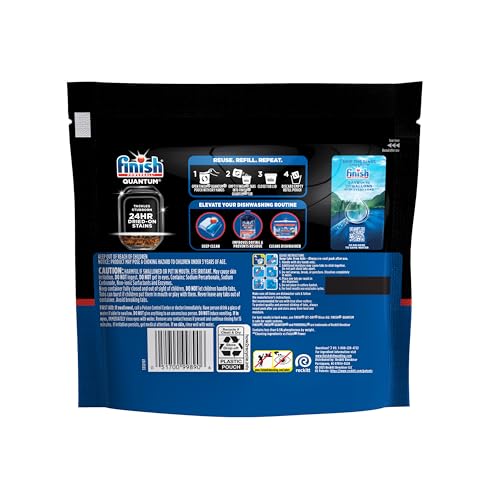 14-Ct Finish Powerball Quantum Dishwasher Detergent Pods (Fresh Scent) - image 9