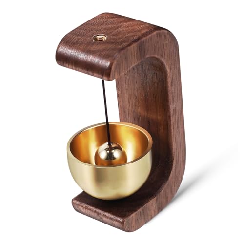 Homoyoyo campana de bronce home decor decoração casa Cafeterías door bell timbre adorno de campana de puerta campana de apertura de puerta campana de comerciante decorativa de madera