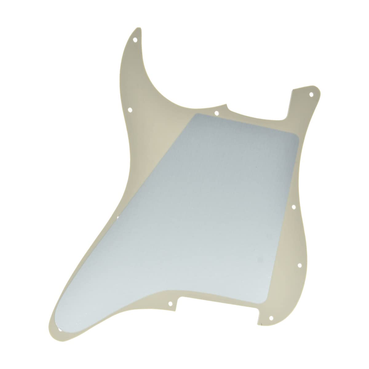 KAISH 11 Hole Strat Blank Pickguard ST Blank Scratch Plate No Pickup Holes for USA/Mexico Stratocaster/Strat Aged White 3 Ply - Image 2