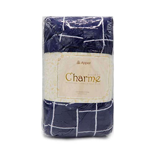 Roupão c/ Capuz Flannel Charme Adulto Appel - Square marinho