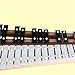 Glockenspiel, 27 Tone Aluminum Plate Xylophone, With 2 Drumsticks For Percussion Instruments(Bw)